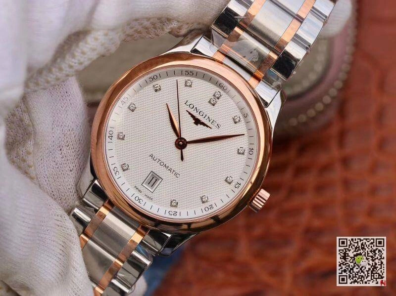 Longines Master Collections L2.628.5.97.7 KY Factory 1:1 Best Edition Replica Watch Swiss ETA2892 White Textured Dial